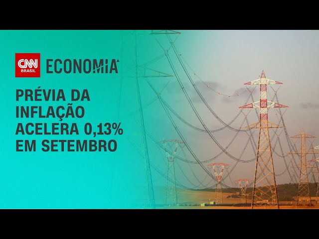 Prévia da inflação acelera 0,13% em Setembro | LIVE CNN