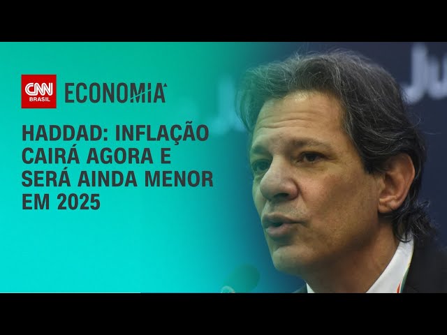 Haddad: Inflação cairá agora e será ainda menor em 2025 | BASTIDORES CNN