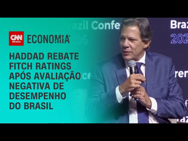 Haddad rebate Fitch Ratings após avaliação negativa de desempenho do Brasil | CNN NOVO DIA