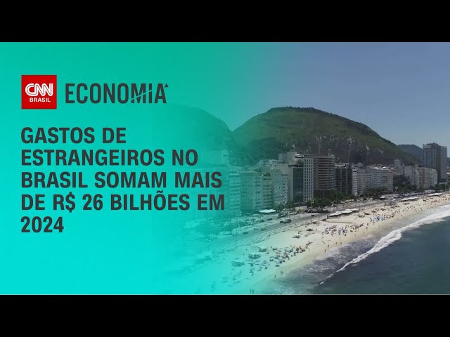 Gastos de estrangeiros no Brasil somam mais de R$ 26 bilhões em 2024 | CNN PRIME TIME