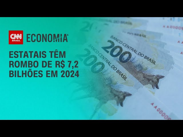 Estatais têm rombo de R$ 7,2 bilhões em 2024 | CNN NOVO DIA