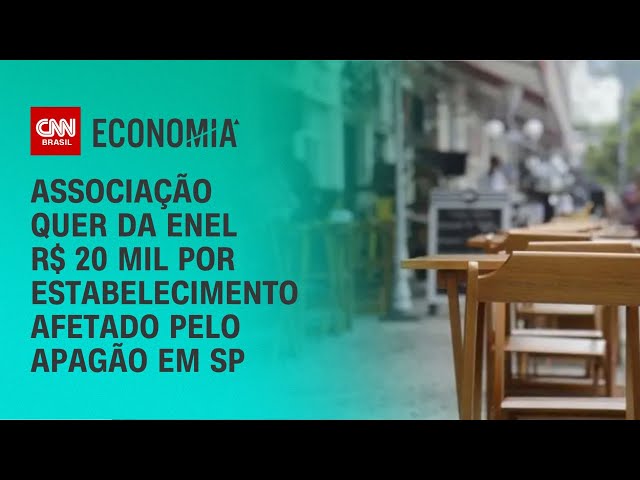 Associação quer da Enel R$ 20 mil por estabelecimento afetado pelo apagão em SP | CNN NOVO DIA