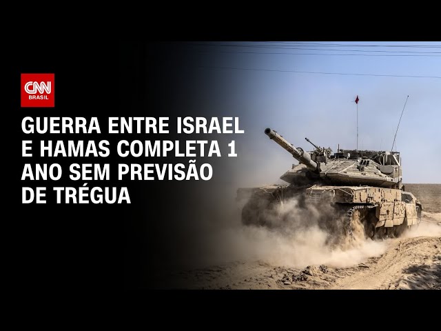 Guerra entre Israel e Hamas completa 1 ano sem previsão de trégua | CNN Prime Time