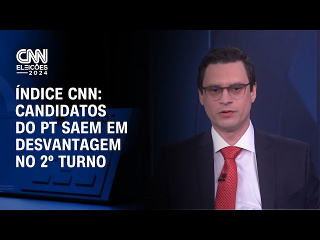 Índice CNN: Candidatos do PT saem em desvantagem no 2º turno | CNN 360°