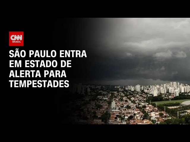 São Paulo entra em estado de alerta para tempestades | CNN 360º