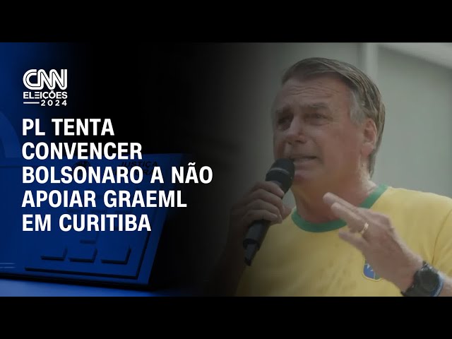 PL tenta convencer Bolsonaro a não apoiar Graeml em Curitiba | CNN PRIME TIME