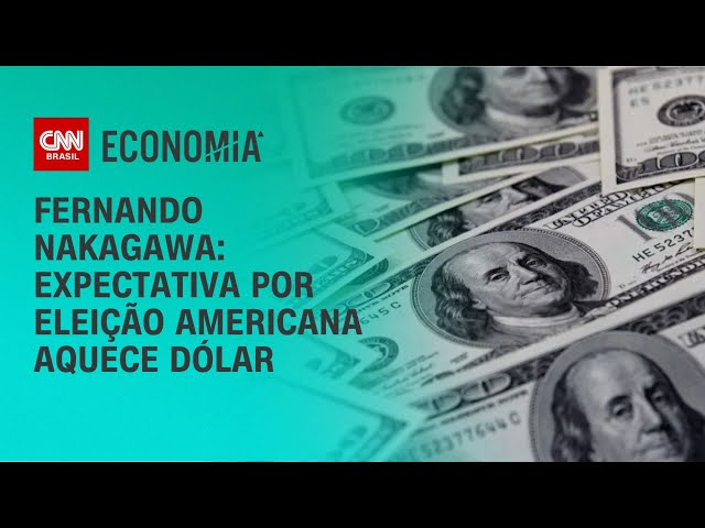 Fernando Nakagawa: Expectativa por eleição americana aquece dólar | LIVE CNN