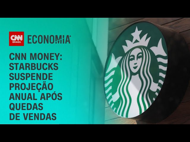 CNN Money: Starbucks suspende projeção anual após quedas de vendas | CNN NOVO DIA