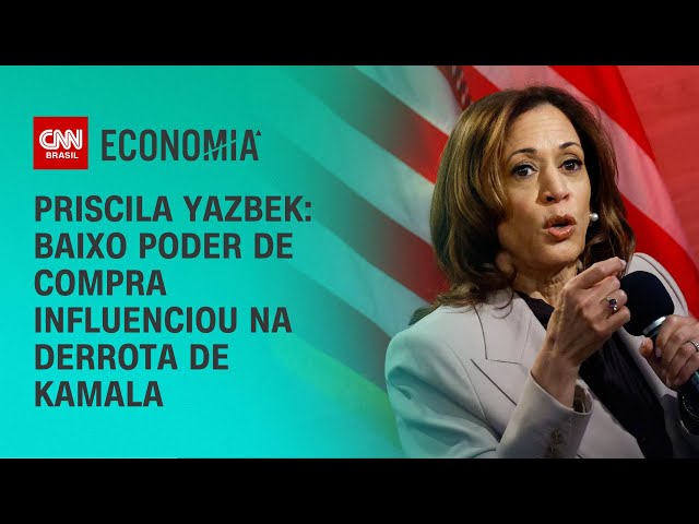 Priscila Yazbek: Baixo poder de compra influenciou na derrota de Kamala | LIVE CNN