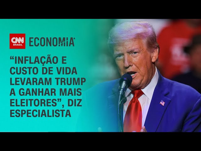 “Inflação e custo de vida levaram Trump a ganhar mais eleitores”, diz especialista | CNN NOVO DIA