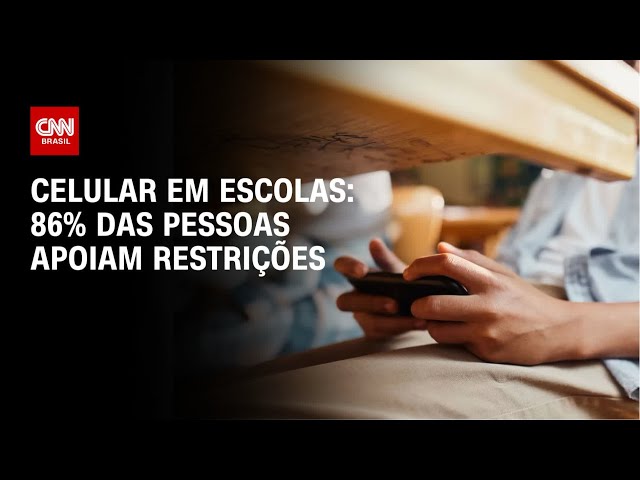 Celular em escolas: 86% das pessoas apoiam restrições | CNN ARENA