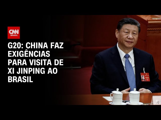 G20: China faz exigências para visita de Xi Jinping ao Brasil | CNN 360º