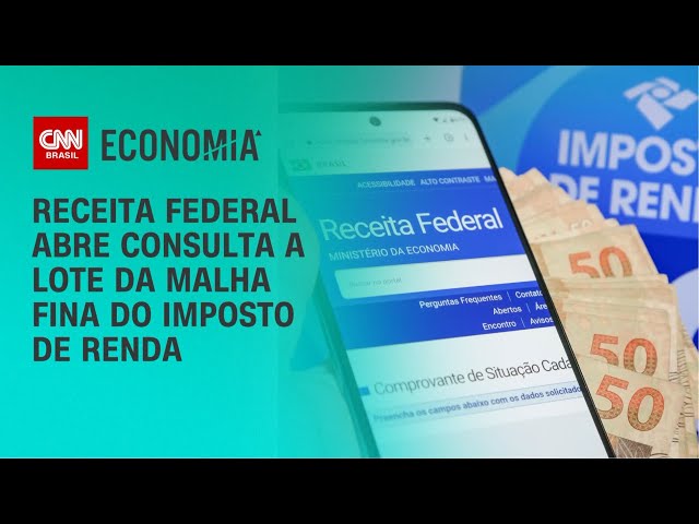 Receita Federal abre consulta a lote da malha fina do Imposto de Renda | LIVE CNN