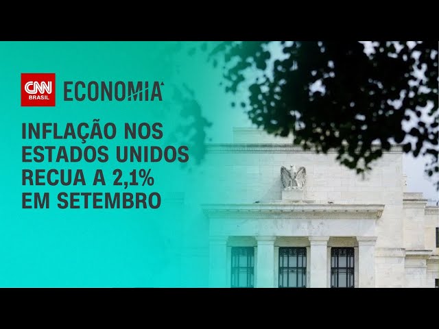 Inflação nos Estados Unidos recua a 2,1% em setembro | CNN 360°