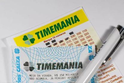 Apostas premiadas na Timemania.