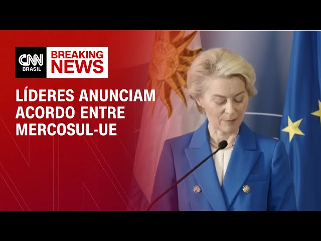 Líderes anunciam acordo entre Mercosul-UE | LIVE CNNl