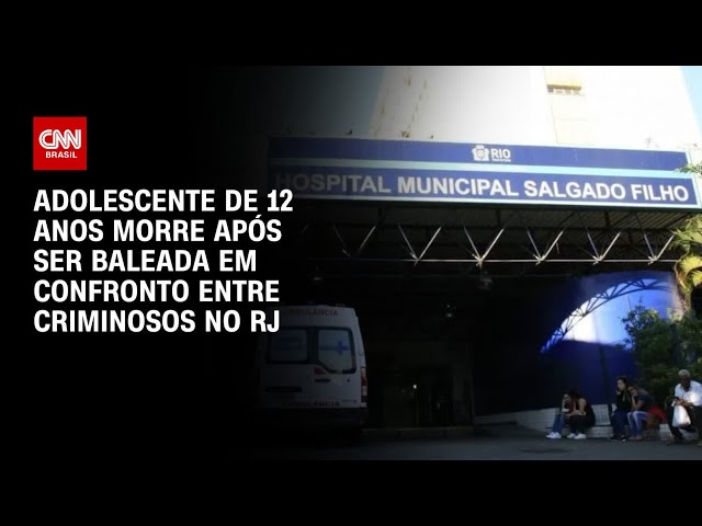 Adolescente de 12 anos morre após ser baleada em confronto entre criminosos no RJ | BASTIDORES CNN