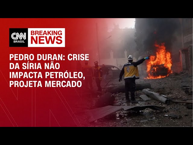 Pedro Duran: Crise da Síria não impacta petróleo, projeta mercado | AGORA CNN