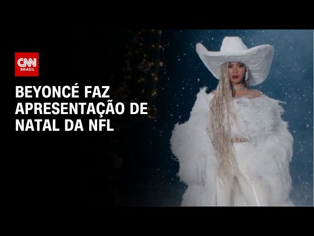 Beyoncé faz apresentação de Natal da NFL | LIVE CNN