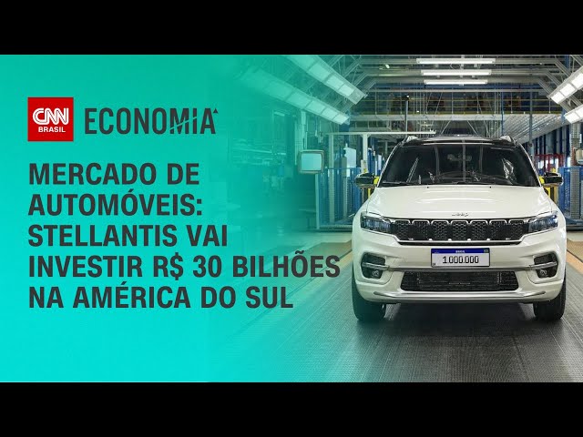 Stellantis vai investir R$ 30 bilhões na América do Sul | BRASIL MEIO-DIA