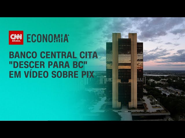 Banco Central cita "descer para bc" em vídeo sobre PIX | LIVE CNN