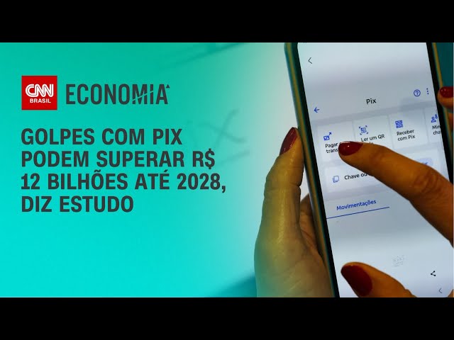 Golpes com Pix podem superar R$ 12 bilhões até 2028, diz estudo | CNN 360°