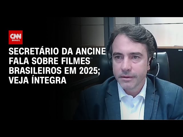 Secretário da Ancine fala sobre filmes brasileiros em 2025; veja íntegra | CNN NOVO DIA