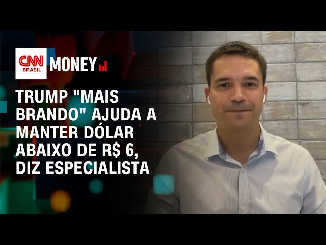 Trump "mais brando" ajuda a manter dólar abaixo de R$ 6, diz especialista | Money News