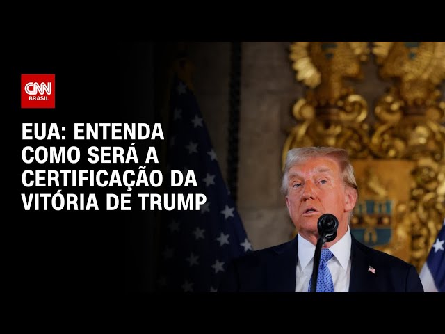 EUA: Entenda como será a certificação da vitória de Trump | AGORA CNN