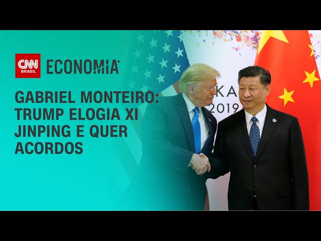 Gabriel Monteiro: Trump elogia Xi Jinping e quer acordos | CNN NOVO DIA