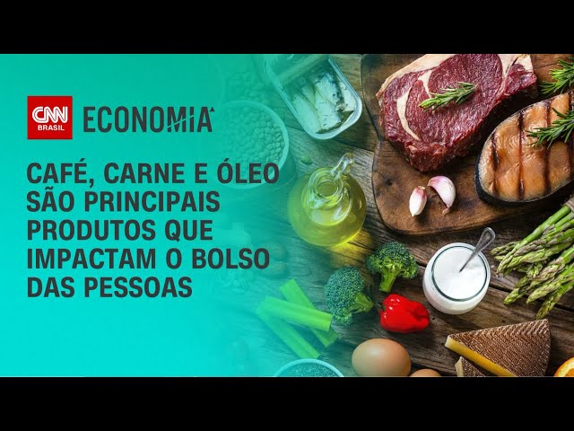 Café, carne e óleo são principais produtos que impactam o bolso das pessoas | CNN PRIME TIME