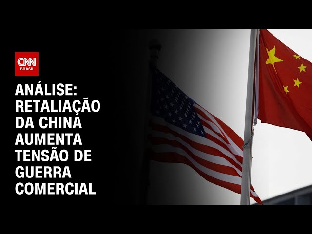 Análise: Retaliação da China aumenta tensão de guerra comercial | CNN NOVO DIA