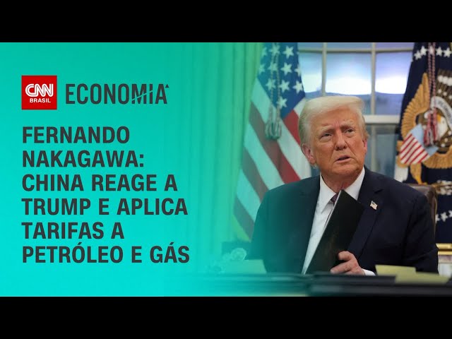 Fernando Nakagawa: China reage a Trump e aplica tarifas a petróleo e gás | CNN PRIME TIME