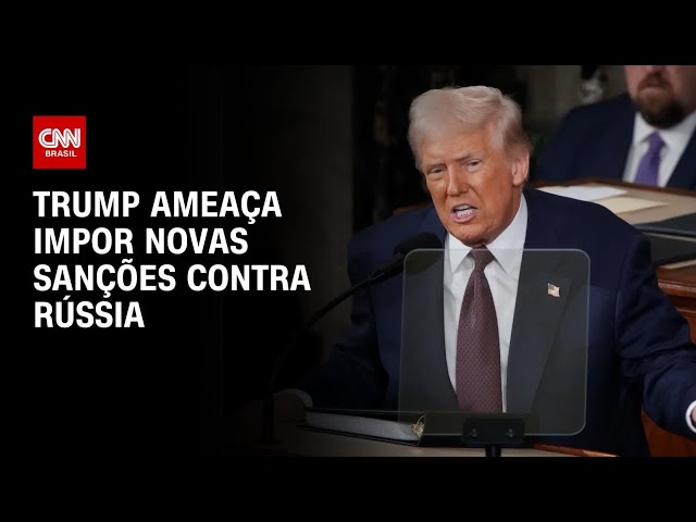 Trump ameaça ampliar sanções à Rússia após novos ataques à Ucrânia | BASTIDORES CNN