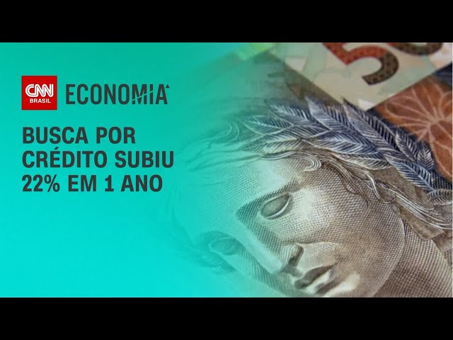 Busca por crédito em janeiro sobe 22% em 12 meses, maior alta desde 2022 | LIVE CNN