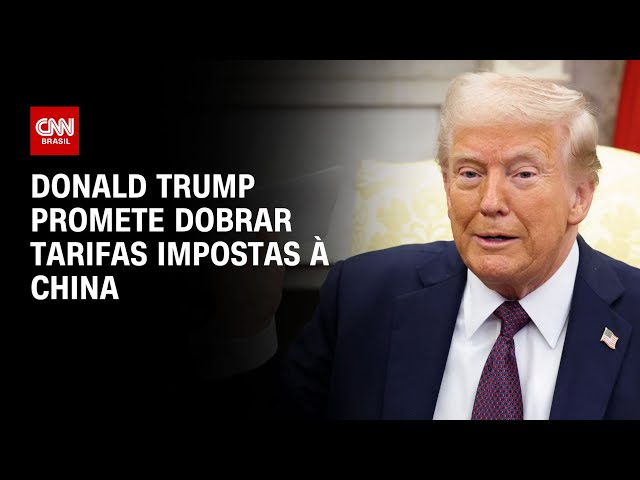 Donald Trump promete dobrar tarifas impostas à China | WW