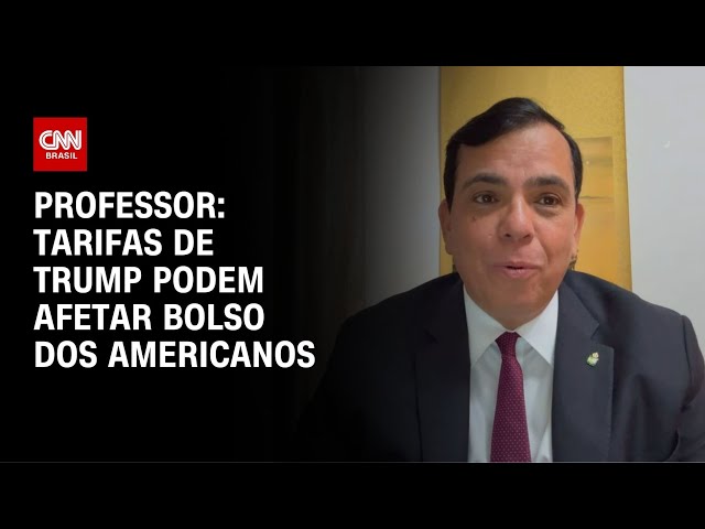 Professor: Tarifas de Trump podem afetar bolso dos americanos | LIVE CNN