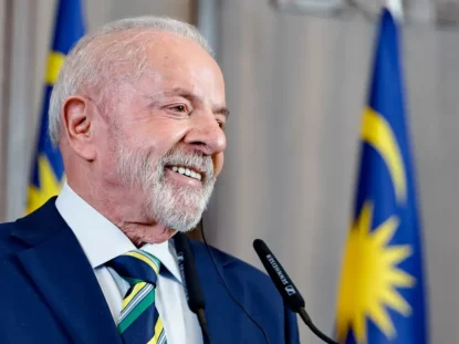 Presidente da República, Luiz Inácio Lula da Silva, durante encontro com a imprensa em Kuala Lampur. Rigor com contas fiscais em ano eleitoral é ponto-chave para o dólar e o mercado monetário. 
