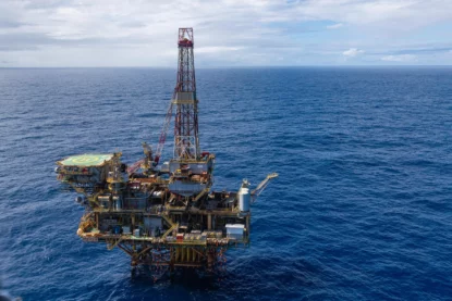 Plataforma da Prio (PRIO3) no campo de Polvo.