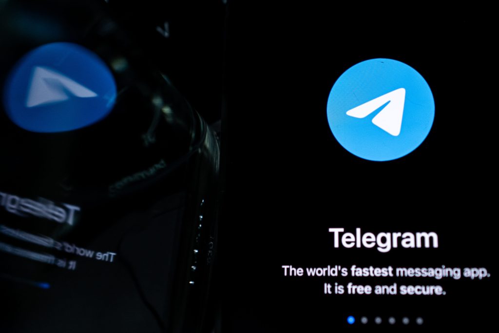 Aplicativo do Telegram, criado por Pavel Durov 