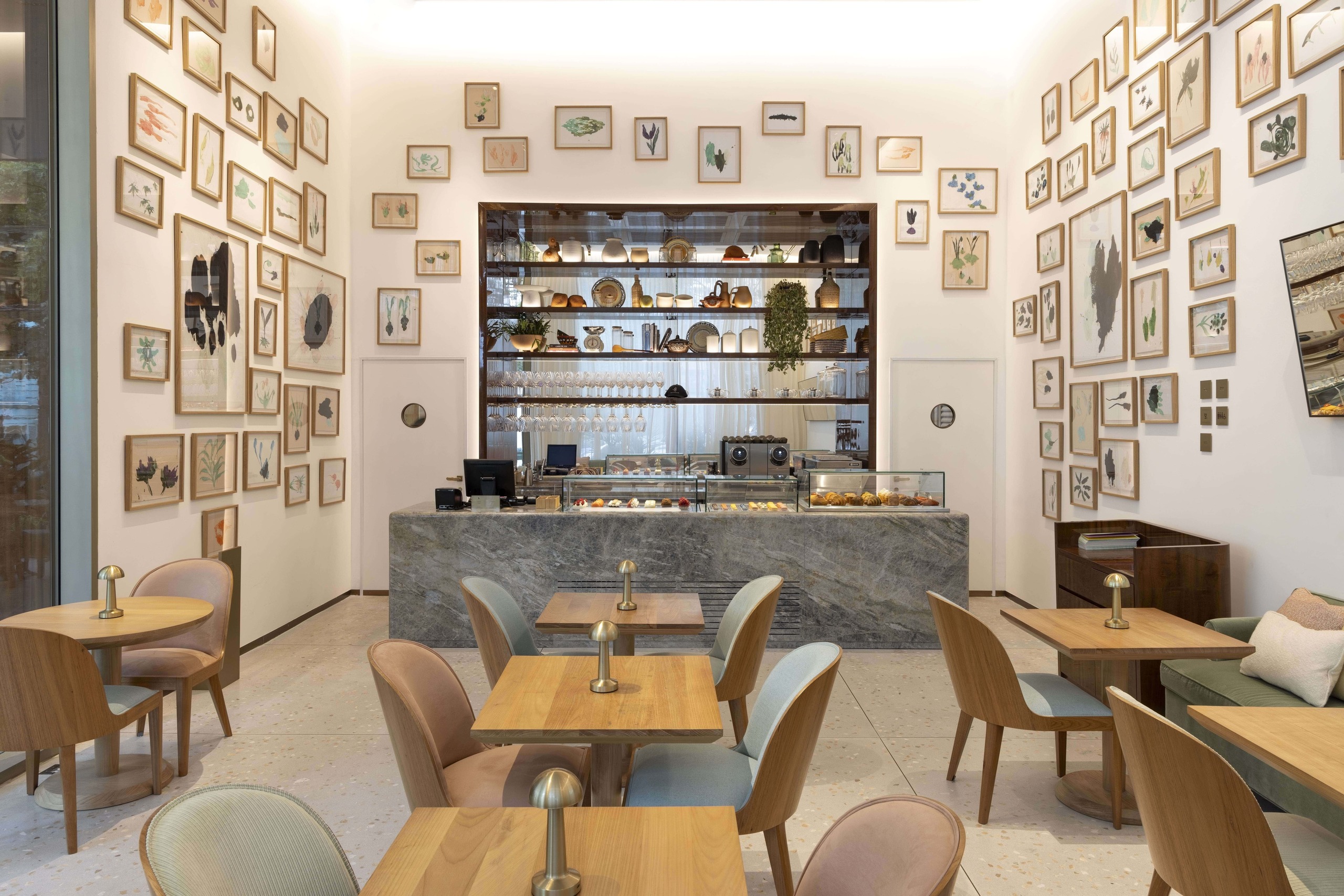 Mata Café By Bachour, de Antônio Bachour, que funcionou de forma temporária no terreno em que será erguido o Allard Oscar Freire, da Gafisa, em São Paulo (Divulgação)