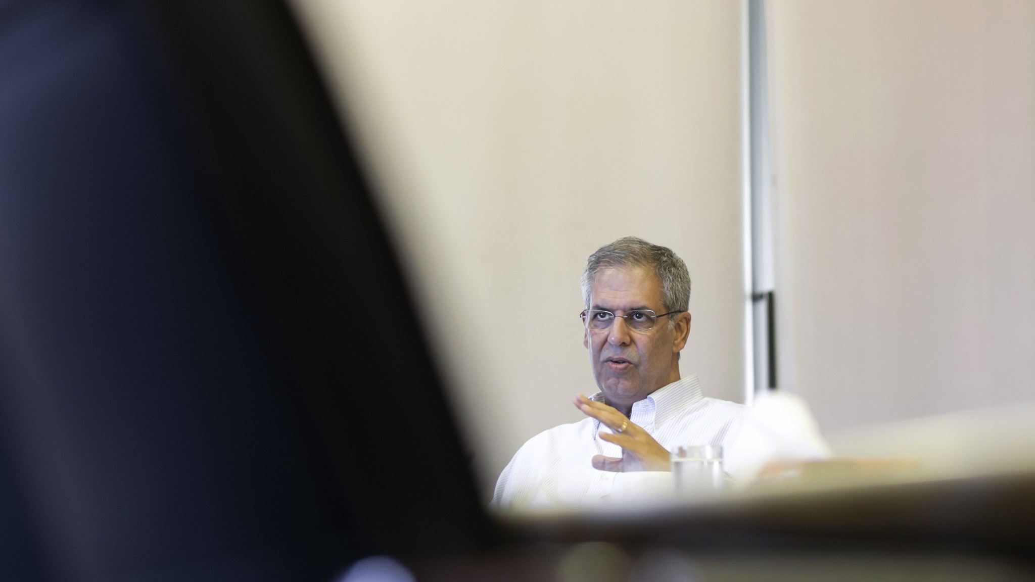 Noel Tata durante entrevista em Mumbai, na Índia, em 20 de junho de 2019.